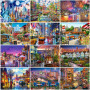  Fort Wayne City Scenery Diamond Painting Cities & Villages