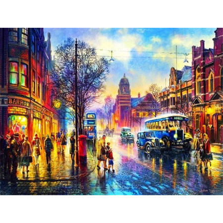  Fort Wayne City Scenery Diamond Painting Cities & Villages