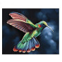  Colibri aux Plumes Irisées Diamond Painting Oiseaux
