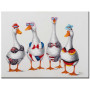  Ganzen in bikini Diamond Painting Vogels