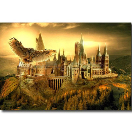  Castello di Hogwarts Pittura a diamante di Harry Potter
