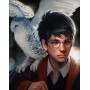  The Owl and the Wizard Diamond Painting Harry Potter