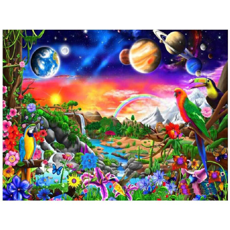  Fantastisch Exotisch Paradijs Diamond Painting Vogels