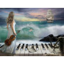  Pianoforte Oceano Musica Diamond Painting