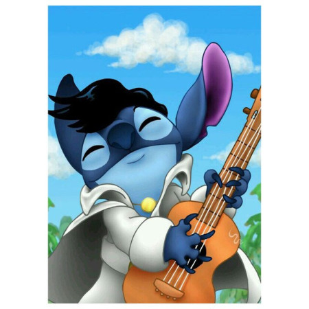  Cartoon Guitarist Cartoon Diamond Painting