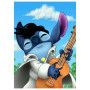  Cartoon Guitarist Cartoon Diamond Painting