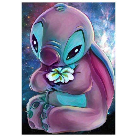  Nachdenklicher gezeichneter Mann Diamond Painting Cartoons