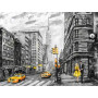  Pariser Straßenbild-Taxis Diamond Painting Städte & Dörfer