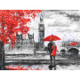  – Pariser Straßenbild an der Seine Diamond Painting Städte & Dörfer