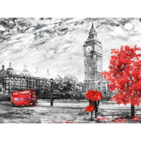  Chiesa di Parigi Streetscape Diamond Painting Città & Villaggi