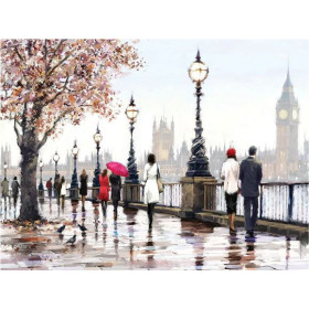  Bord Du Quai 2 Diamond Painting Villes & Villages