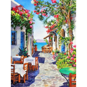  – Riopop-Straßenbild Diamond Painting Städte & Dörfer