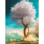  Landschaft: Der Perlmuttbaum Diamond Painting Berge