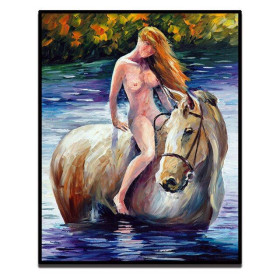  Sexy vrouw schildert Lena Diamond Painting Sexy Vrouw
