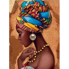  Afrikanische Frau Inaya Diamond Painting Frau der Welt