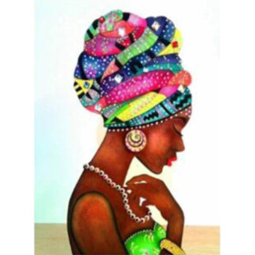  African Woman Asma Diamond Painting Woman of the World