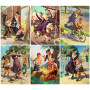  – Großeltern und Enkel spielen Baseball Diamond Painting Ältere Person