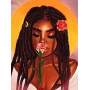  African Woman Mariama Diamond Painting Woman of the World