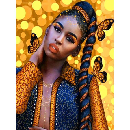  Femme Africaine Fanta Diamond Painting Femme Du Monde