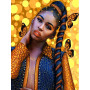  Afrikanische Frau Fanta Diamond Painting Frau der Welt