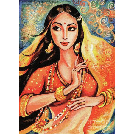  Indiase vrouw Mira Diamond Painting Vrouw van de Wereld