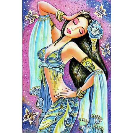  Indian Woman Neela Diamond Painting Woman of the World
