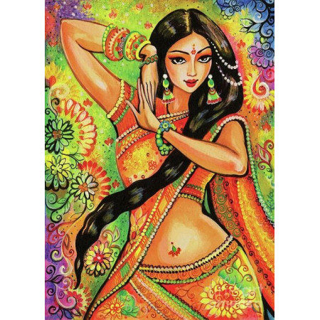  Indiase vrouw Kali Diamond Painting Vrouw van de Wereld