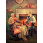  Older Couple Knitting Diamond Painting Elderly Person