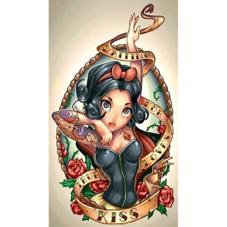  Ragazza che aspetta l'amore Diamond Painting Ragazze & Donne