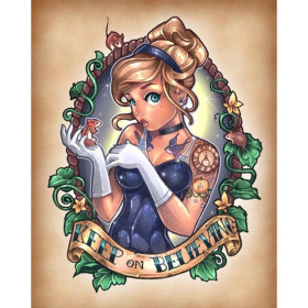  La ragazza continua a credere Diamond Painting Ragazze & Donne