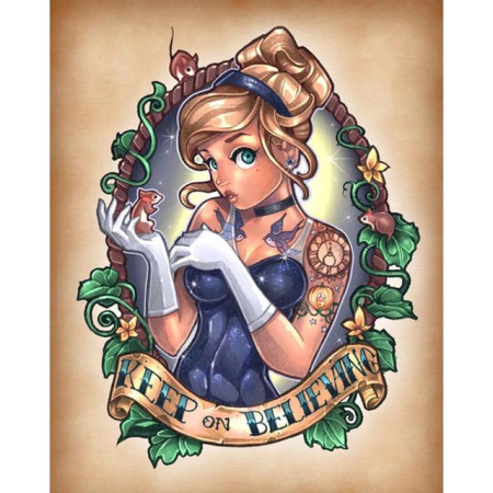  Keep On Believing Diamond Painting Filles & Femmes