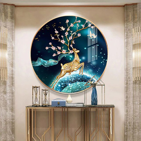  Cerf Gardien des Étoiles Diamond Painting Élans