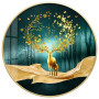  Le Cerf d'Or et son Faon Diamond Painting Élans
