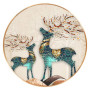  Hirsche Winterliche Eleganz Diamond Painting Elche