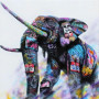 Diamantschilderij Olifant Street Art Diamond Painting Graffiti