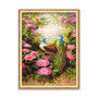 Diamante che dipinge pavoni : Il giardino delle rose Diamond Painting Pavoni