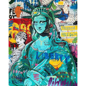  Graffiti Statue La Liberté Diamond Painting Graffiti