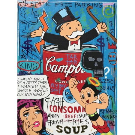 Pittura a diamante Graffiti di Alec King Graffiti con pittura a diamante