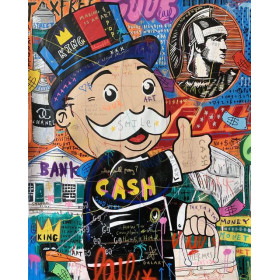  Graffiti-Bargeld Diamond Painting Graffiti