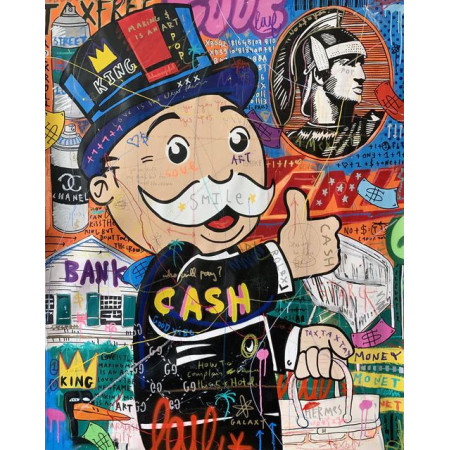  Graffiti-Bargeld Diamond Painting Graffiti