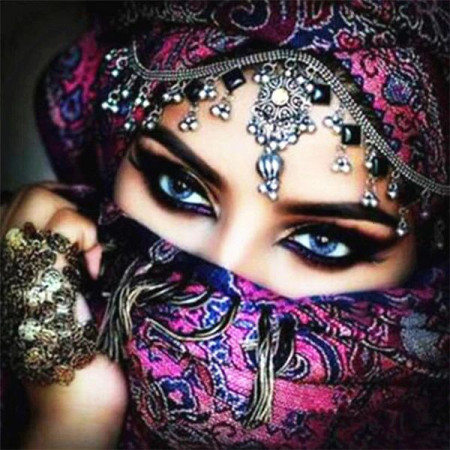  Arabische Frau Aya Diamond Painting Frau der Welt