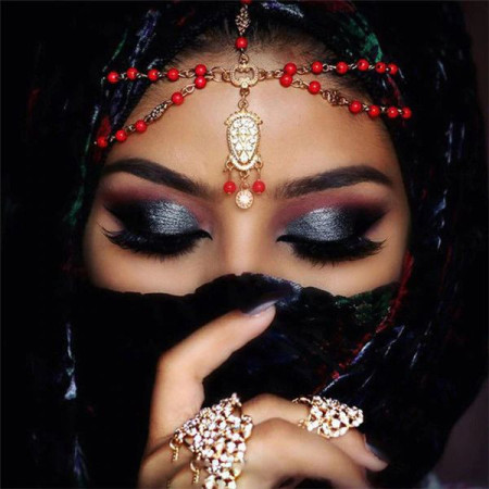  Arabische vrouw Amira Diamond Painting Vrouw van de Wereld