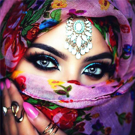  Arab Woman Kenza Diamond Painting Woman of the World