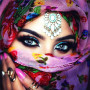  Arabische Frau Kenza Diamond Painting Frau der Welt