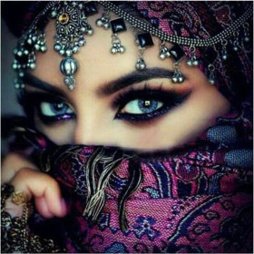  Arabische vrouw Jennah Diamond Painting Vrouw van de Wereld