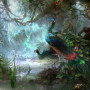  Peacocks : The Enchanted Kingdom Peacock Diamond Painting
