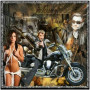  Johnny Hallyday: Rock'n'Roll-Einstellung Diamond Painting Johnny Hallyday