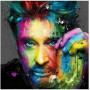  Johnny Hallyday: Het popartportret Diamond Painting Johnny Hallyday