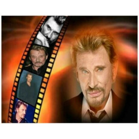 Johnny Hallyday: il film della sua vita Diamante Pittura Johnny Hallyday