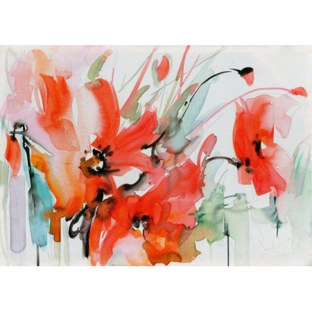  Fiori di papavero E Diamond Painting Fiori